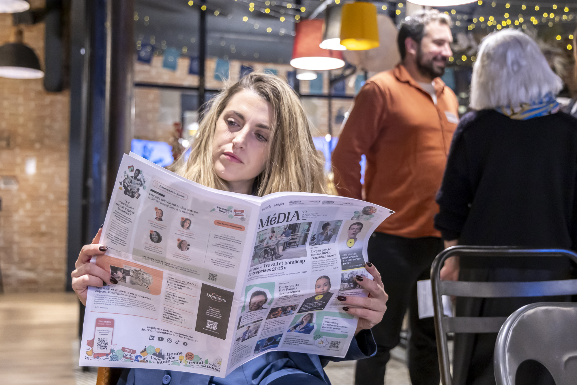 L'évènement a été l'occasion de remettre à chaque participant(e) une version imprimée de présentation d'Eurécia Media  