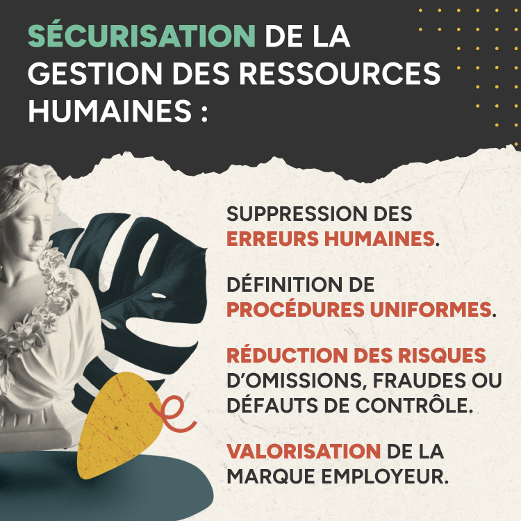 infographie sécurisation de la gestion des ressources humaines