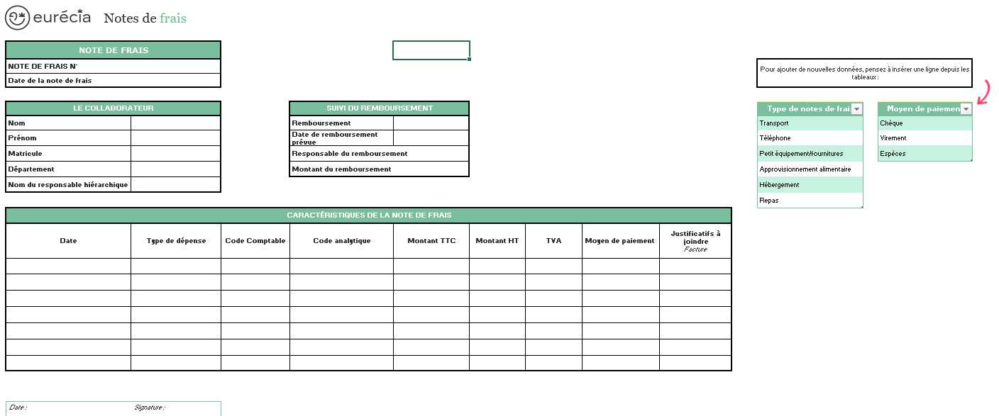 modèle-note-de-frais-excel