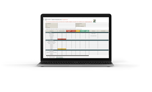 Mockup grille évaluation des compétences