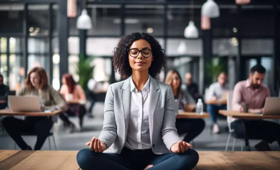 bien-être et méditation au travail