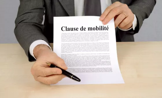 Contrat de travail avec une clause de mobilité