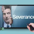 Affiche de la série Severance illustrant la séparation travail et vie privée