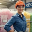 Chargée de mission en écologie industrielle analysant des flux de déchets entre entreprises