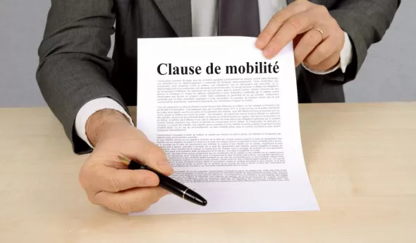 Contrat de travail avec une clause de mobilité