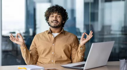 homme stressé