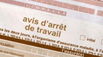 Formulaire d'arrêt de travail