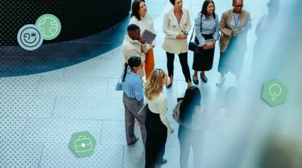 équipe réunie d'un cabinet comptable