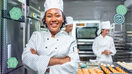 Jeune femme face à l'emploi en France