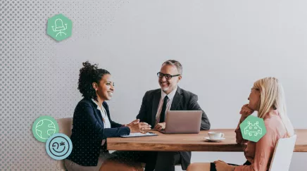 Collaborateur en réunion 