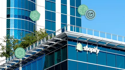 Façade du siège de Shopify, symbole d’un modèle managérial fondé sur la confiance