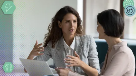 Personne consultant des données sur le chômage et l’emploi